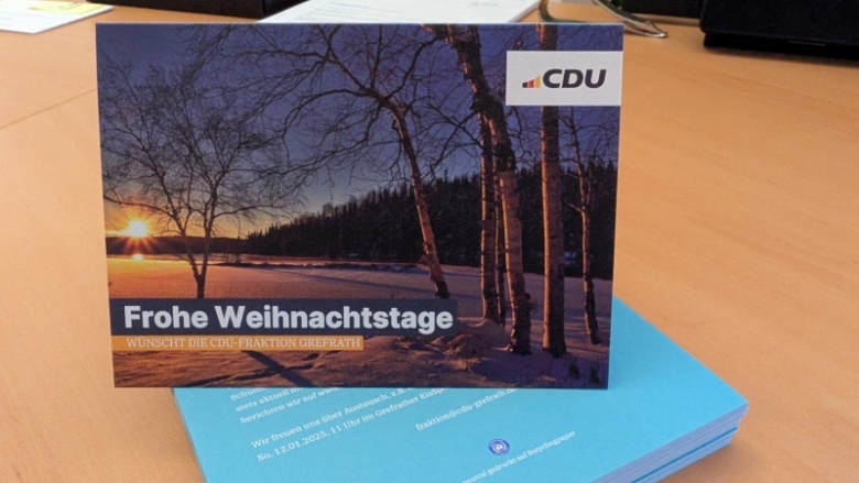 Weihnachtskarte CDU-Fraktion Grefrath