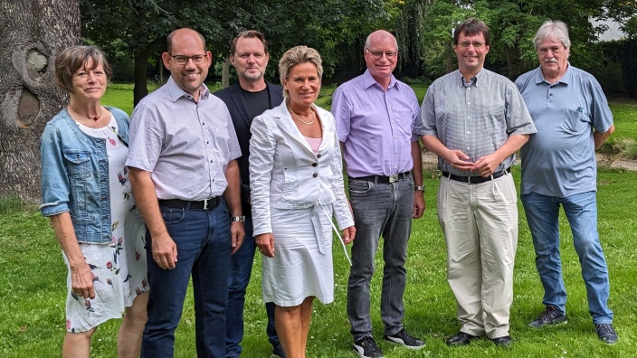 Elisabeth Lehnen, Christian Kappenhagen, Alexander Kättner, Andrea Wolfers, Frank Kölkes, Dr. Marcus Optendrenk, Wolfgang Steger (v.l.n.r)