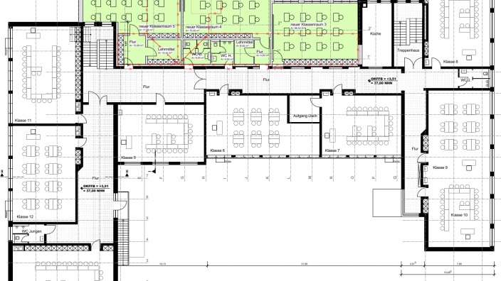 Masterplan Schulzentrum Grefrath und Anbau Grundschule