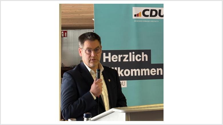 Stefan Schumeckers beim CDU-Neujahrsempfang 2025